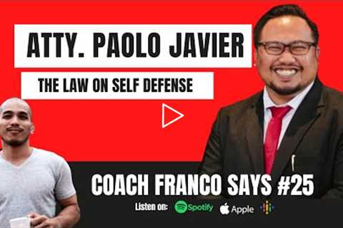 Self Defense Law with Attorney Paolo Javier