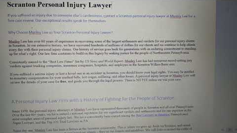 Scranton Personal Injury Lawyer Best Discuss 2022 || Technical.