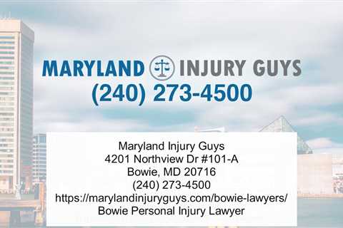 Workers' compensation lawyer Bowie, MD