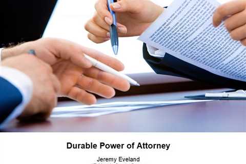 Durable Power of Attorney