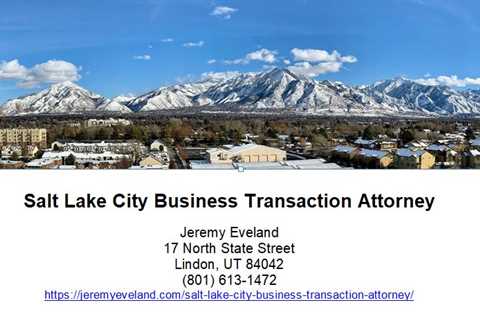 Salt Lake City Business Transaction Attorney