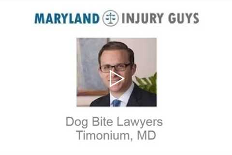 Dog Bite Lawyer Timonium, MD   Maryland Injury Guys