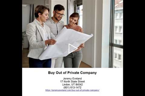 Buy Out of Private Company