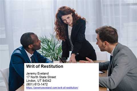 Writ of Restitution