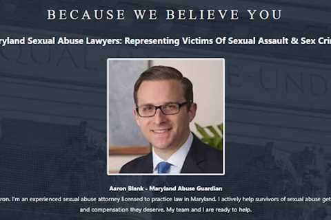 Aaron Blank Baltimore, MD Sexual Assault Lawyer - Abuse Guardian