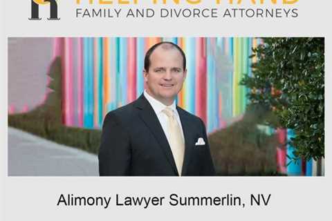 Alimony lawyer Summerlin, NV