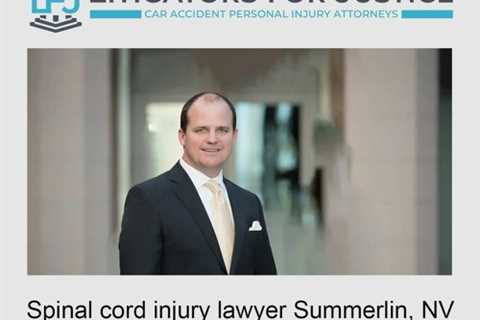 Spinal cord injury lawyer Summerlin, NV