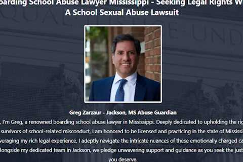 Boarding School Abuse Lawyer Greg Zarzaur Jackson, MS - Abuse Guardian