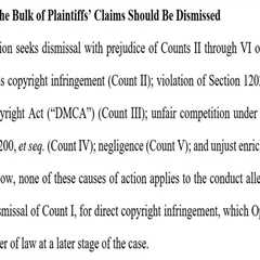 OpenAI Asks Court to Dismiss Authors’ Copyright Infringement Claims