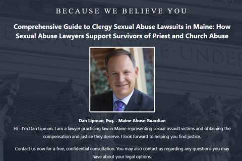 Clergy Abuse Lawyer Dan Lipman Maine - Abuse Guardian