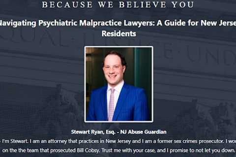 Psychiatrist Abuse Lawyer Stewart Ryan New Jersey - Abuse Guardian