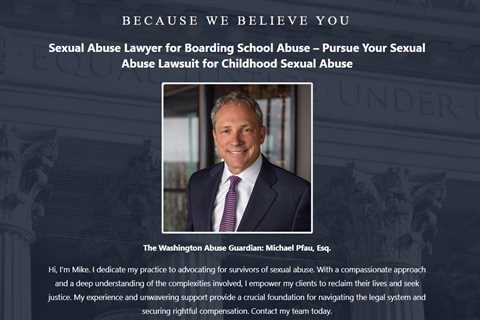 Boarding School Abuse Lawyer Mike Pfau Washington