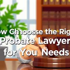 How To Choose The Right Probate Lawyer For Your Needs — Jeremy Eveland Lawyer