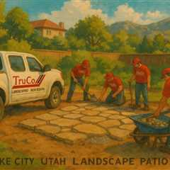 Salt Lake City Utah Landscape Patio Design