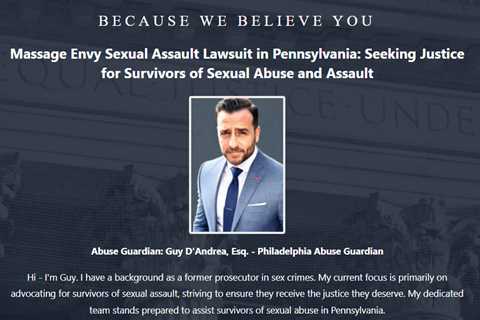 Massage Envy Abuse Lawyer PA - Guy D’Andrea