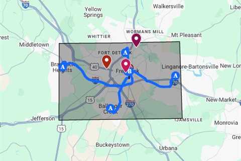 Pedestrian Accident Attorney Frederick, MD - Google My Maps