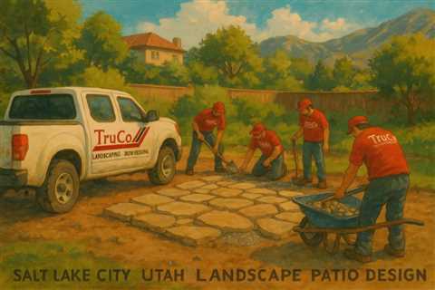 Salt Lake City Utah Landscape Patio Design