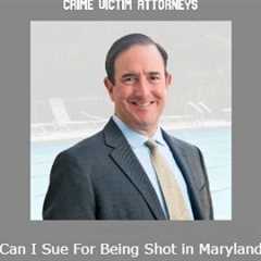 Can I Sue For Being Shot in Maryland