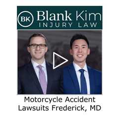 Motorcycle Accident Lawsuits Frederick, MD - Blank Kim Injury Law