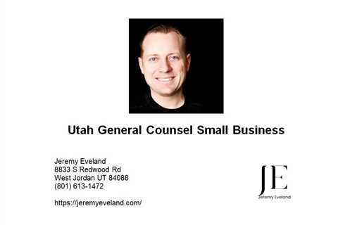 Utah General Counsel Small Business
